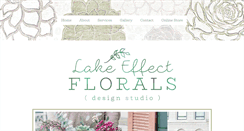 Desktop Screenshot of lakeeffectflorals.com