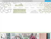 Tablet Screenshot of lakeeffectflorals.com